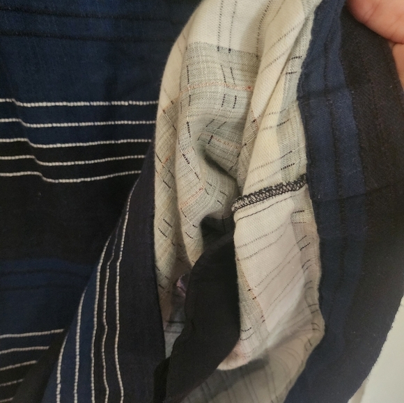 Ace & jig mini shift dress navy double cloth organic cotton size sm earthy - Picture 4 of 9